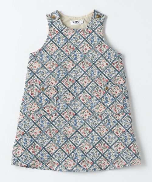 SHIPS / シップス ロング・マキシ丈ワンピース | SHIPS Colors:100〜130cm /〈洗濯機可能〉ジャカード Aライン ワンピース◇ | 詳細1