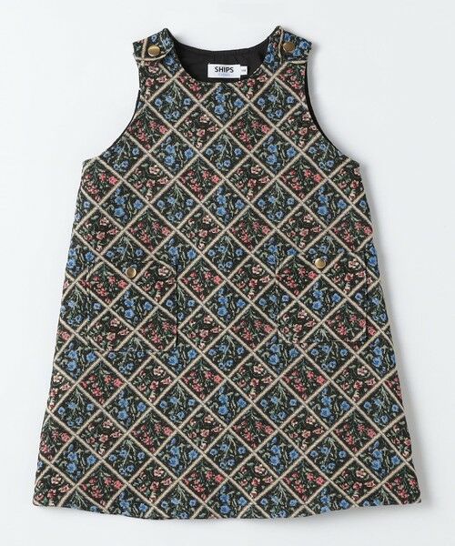 SHIPS / シップス ロング・マキシ丈ワンピース | SHIPS Colors:100〜130cm /〈洗濯機可能〉ジャカード Aライン ワンピース◇ | 詳細15