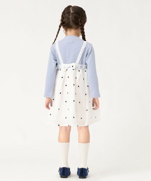 SHIPS / シップス ロング・マキシ丈ワンピース | SHIPS Colors:100〜140cm /〈洗濯機可能〉ハート エンブロイダリー ワンピース | 詳細12