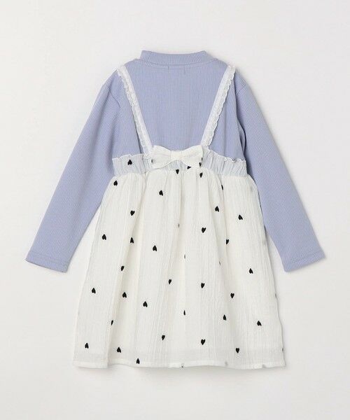 SHIPS / シップス ロング・マキシ丈ワンピース | SHIPS Colors:100〜140cm /〈洗濯機可能〉ハート エンブロイダリー ワンピース | 詳細2