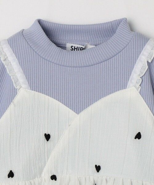 SHIPS / シップス ロング・マキシ丈ワンピース | SHIPS Colors:100〜140cm /〈洗濯機可能〉ハート エンブロイダリー ワンピース | 詳細5