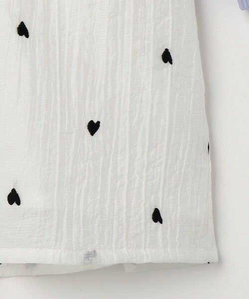 SHIPS / シップス ロング・マキシ丈ワンピース | SHIPS Colors:100〜140cm /〈洗濯機可能〉ハート エンブロイダリー ワンピース | 詳細7