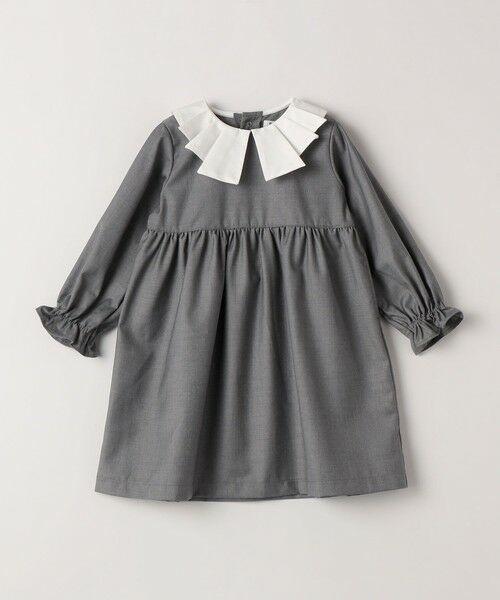 SHIPS / シップス ロング・マキシ丈ワンピース | SHIPS Colors:90〜130cm /〈洗濯機可能〉TR タックカラー ワンピース | 詳細1