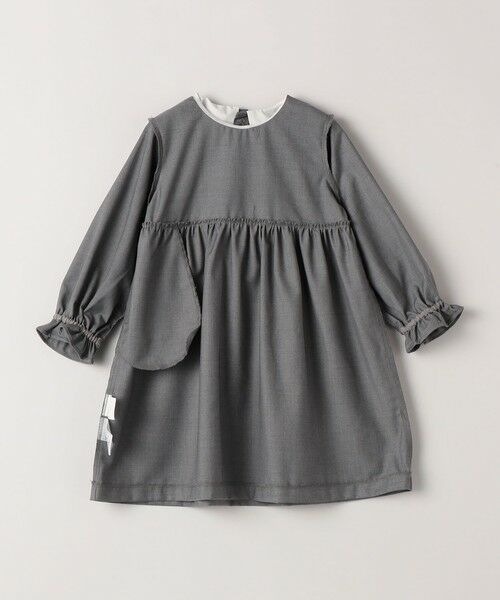 SHIPS / シップス ロング・マキシ丈ワンピース | SHIPS Colors:90〜130cm /〈洗濯機可能〉TR タックカラー ワンピース | 詳細3