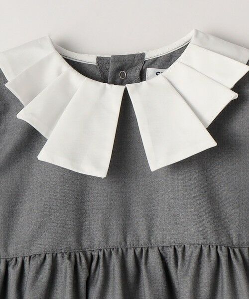 SHIPS / シップス ロング・マキシ丈ワンピース | SHIPS Colors:90〜130cm /〈洗濯機可能〉TR タックカラー ワンピース | 詳細5