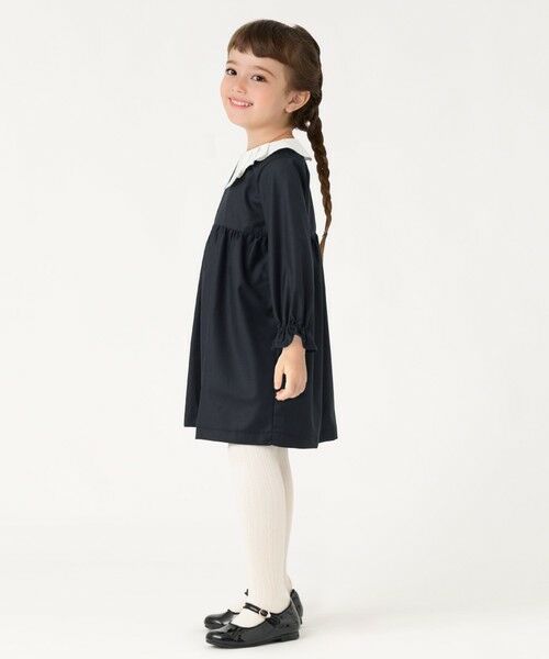 SHIPS / シップス ロング・マキシ丈ワンピース | SHIPS Colors:90〜130cm /〈洗濯機可能〉TR タックカラー ワンピース | 詳細15