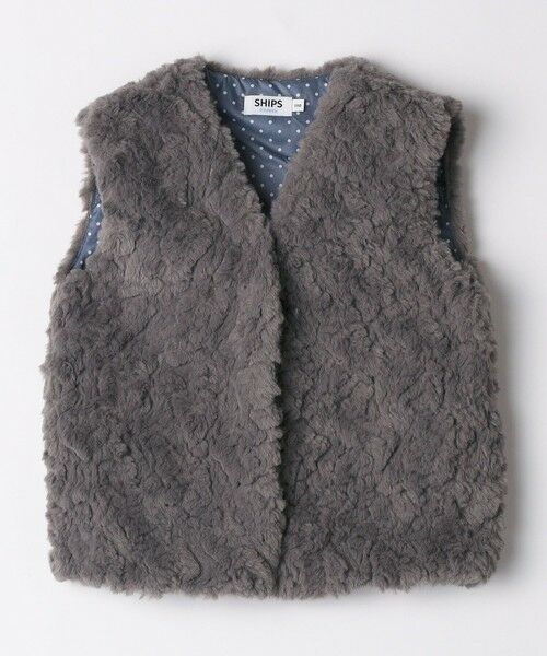 SHIPS / シップス ダウンジャケット・ベスト | SHIPS Colors: 90〜140cm /〈手洗い可能〉ボア ベスト◇ | 詳細1