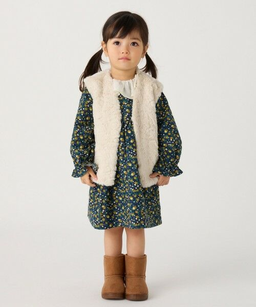 SHIPS / シップス ダウンジャケット・ベスト | SHIPS Colors: 90〜140cm /〈手洗い可能〉ボア ベスト◇ | 詳細17