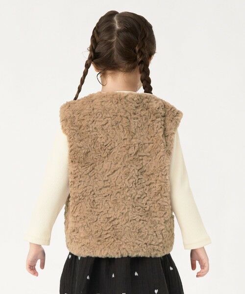 SHIPS / シップス ダウンジャケット・ベスト | SHIPS Colors:90〜140cm / 〈手洗い可能〉ボア ベスト 2 | 詳細11