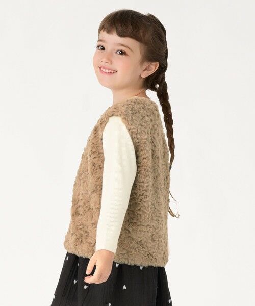 SHIPS / シップス ダウンジャケット・ベスト | SHIPS Colors:90〜140cm / 〈手洗い可能〉ボア ベスト 2 | 詳細12