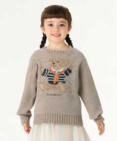 SHIPS / シップス ニット・セーター | SHIPS Colors:100〜140cm /〈洗濯機可能〉TeddyBear(R) ジャカード モール ニット◇