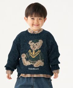 SHIPS / シップス ニット・セーター | 《一部追加予約》SHIPS Colors:100〜140cm /TeddyBear(R) ジャカード モール ニット◆