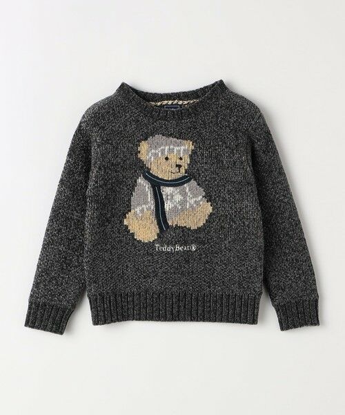 SHIPS / シップス ニット・セーター | 《一部追加予約》SHIPS Colors:100〜140cm /TeddyBear(R) ジャカード モール ニット◆ | 詳細1