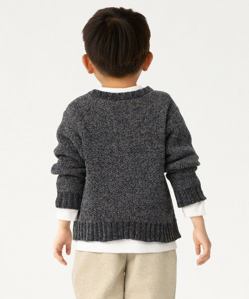 SHIPS / シップス ニット・セーター | 《一部追加予約》SHIPS Colors:100〜140cm /TeddyBear(R) ジャカード モール ニット◆ | 詳細9