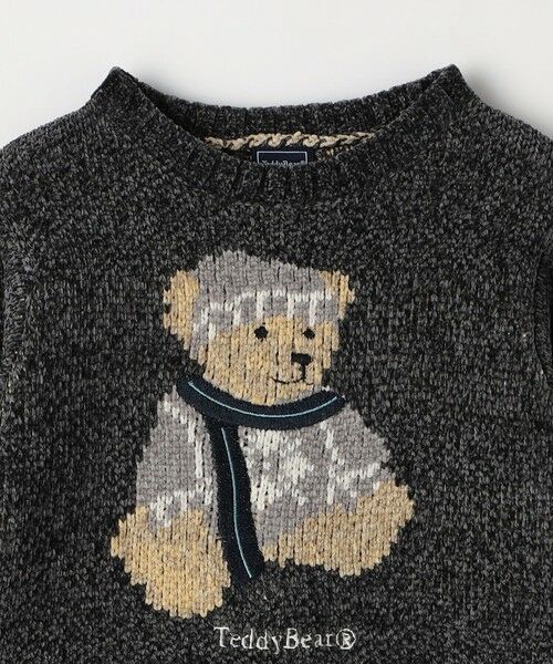 SHIPS / シップス ニット・セーター | 《一部追加予約》SHIPS Colors:100〜140cm /TeddyBear(R) ジャカード モール ニット◆ | 詳細3