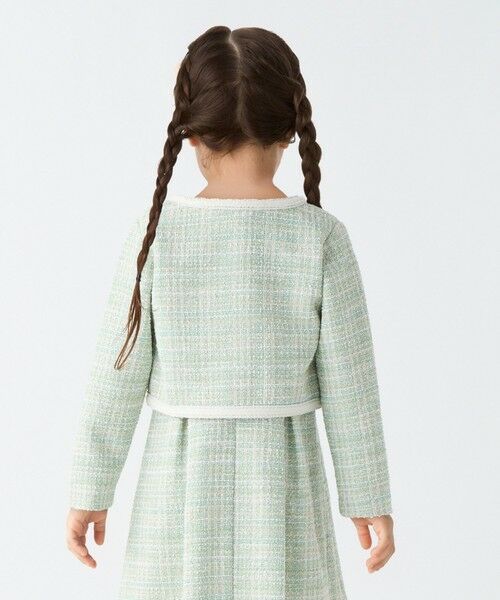 SHIPS / シップス ノーカラージャケット | SHIPS Colors: 110〜130cm / オケージョン ツイードライク ジャケット | 詳細11