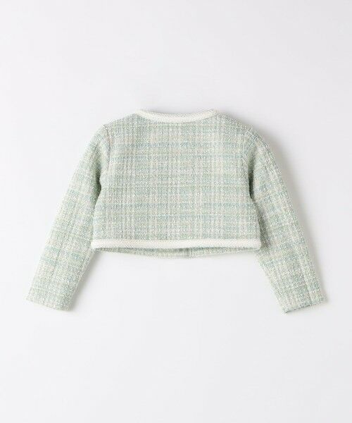 SHIPS / シップス ノーカラージャケット | SHIPS Colors: 110〜130cm / オケージョン ツイードライク ジャケット | 詳細2