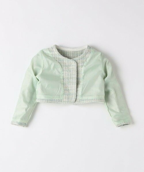 SHIPS / シップス ノーカラージャケット | SHIPS Colors: 110〜130cm / オケージョン ツイードライク ジャケット | 詳細6