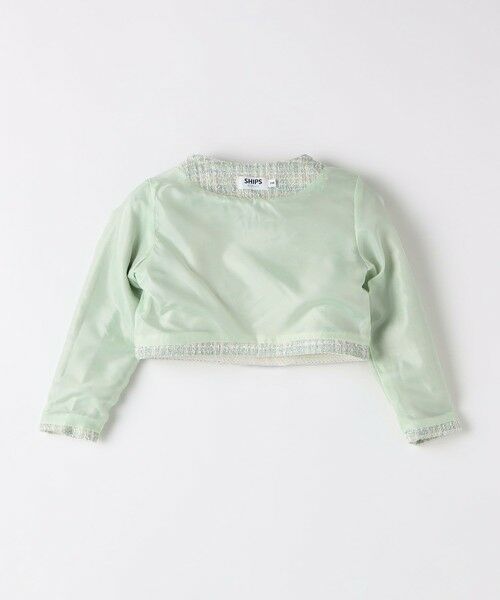SHIPS / シップス ノーカラージャケット | SHIPS Colors: 110〜130cm / オケージョン ツイードライク ジャケット | 詳細7
