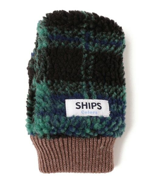 SHIPS / シップス 手袋 | SHIPS Colors: KIDS / ボア フィンガーレス グローブ | 詳細1