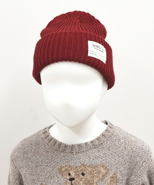SHIPS / シップス ニットキャップ | SHIPS Colors: KIDS /〈手洗い可能〉畦 ニット キャップ | 詳細7
