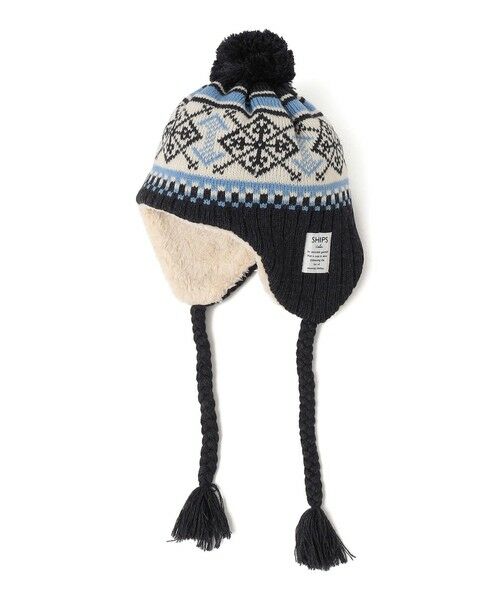 SHIPS / シップス ニットキャップ | SHIPS Colors: KIDS / 〈手洗い可能〉ジャカード ニット ワッチキャップ | 詳細2