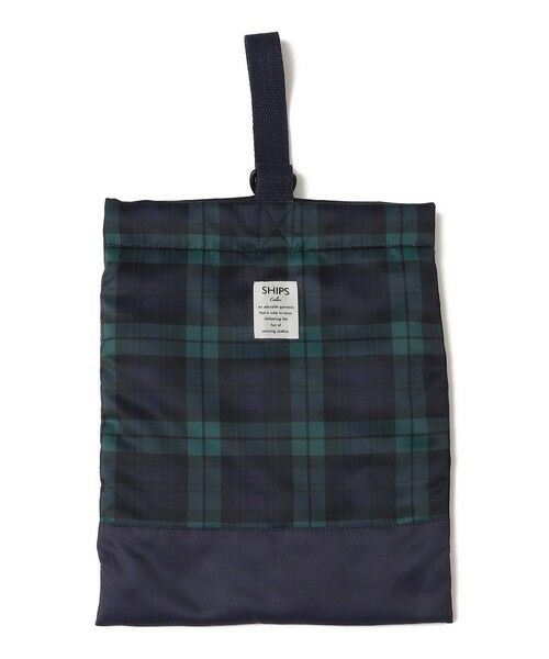 SHIPS / シップス その他小物 | SHIPS Colors:チェック キルティング シューズ バッグ(上履き入れ)◇ | 詳細1