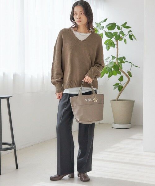 SHIPS / シップス トートバッグ | チャーム付き ポケット トート バッグ | 詳細6