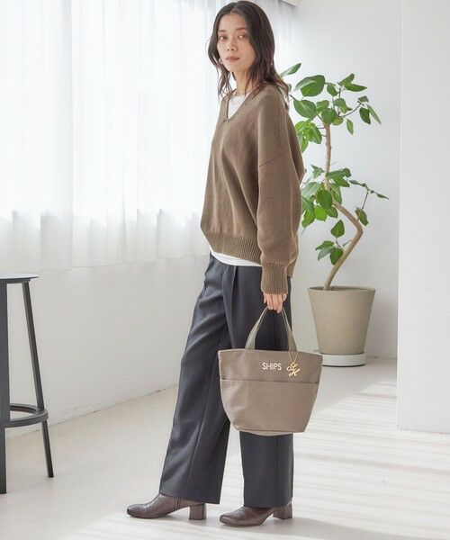SHIPS / シップス トートバッグ | チャーム付き ポケット トート バッグ | 詳細7