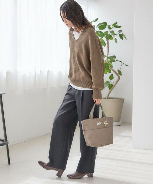 SHIPS / シップス トートバッグ | チャーム付き ポケット トート バッグ | 詳細8