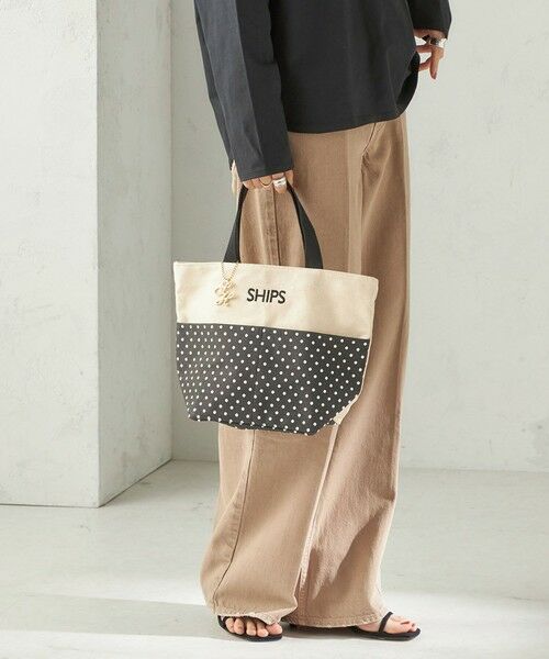 SHIPS / シップス トートバッグ | チャーム付き ポケット トート バッグ | 詳細19