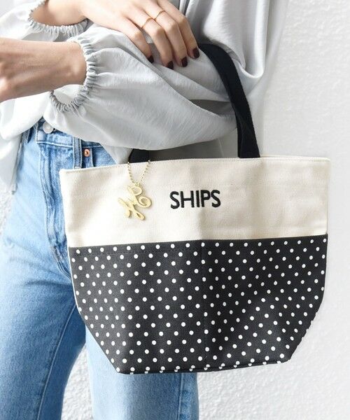 SHIPS / シップス トートバッグ | チャーム付き ポケット トート バッグ | 詳細23
