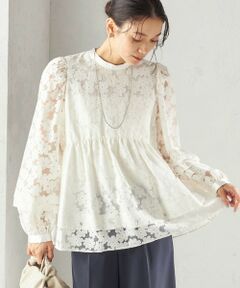 SHIPS / シップス シャツ・ブラウス | 《予約》〈手洗い可能〉IPEKER オパール 加工 ブラウス（セレモニー対応可）