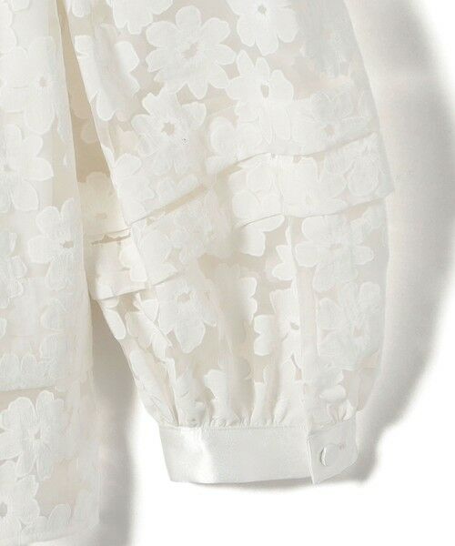 SHIPS / シップス シャツ・ブラウス | 《予約》〈手洗い可能〉IPEKER オパール 加工 ブラウス（セレモニー対応可） | 詳細16