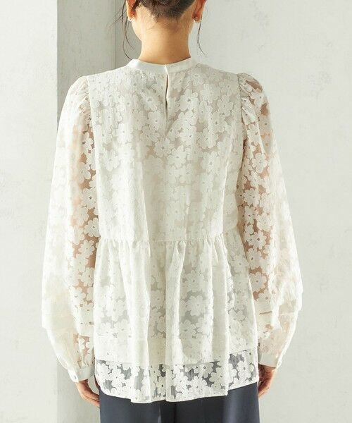 SHIPS / シップス シャツ・ブラウス | 《予約》〈手洗い可能〉IPEKER オパール 加工 ブラウス（セレモニー対応可） | 詳細21