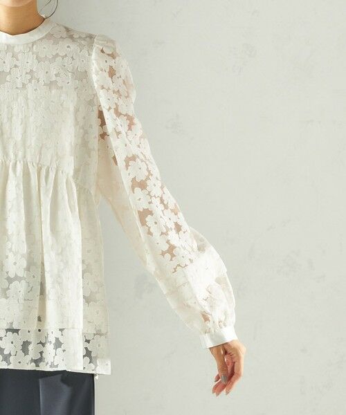 SHIPS / シップス シャツ・ブラウス | 《予約》〈手洗い可能〉IPEKER オパール 加工 ブラウス（セレモニー対応可） | 詳細22