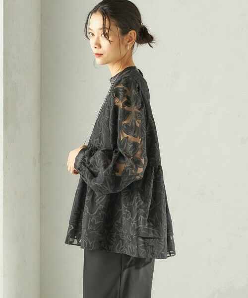 SHIPS / シップス シャツ・ブラウス | 《予約》〈手洗い可能〉IPEKER オパール 加工 ブラウス（セレモニー対応可） | 詳細29