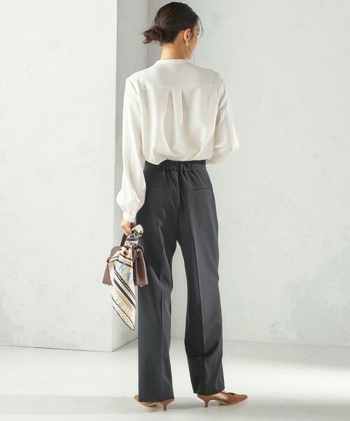 SHIPS / シップス シャツ・ブラウス | 《予約》〈洗濯機可能〉無地 / プリント ピンタック ブラウス（セレモニー対応可） | 詳細3