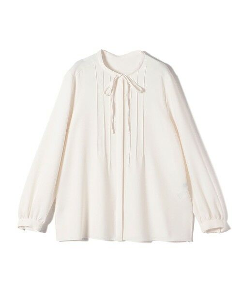 SHIPS / シップス シャツ・ブラウス | 《予約》〈洗濯機可能〉無地 / プリント ピンタック ブラウス（セレモニー対応可） | 詳細16