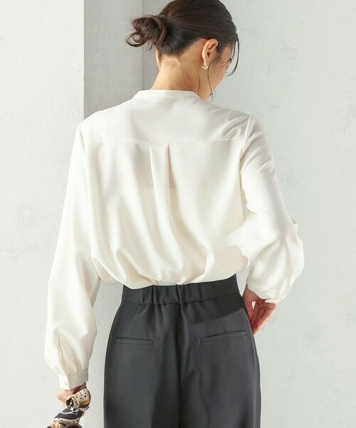 SHIPS / シップス シャツ・ブラウス | 《予約》〈洗濯機可能〉無地 / プリント ピンタック ブラウス（セレモニー対応可） | 詳細7