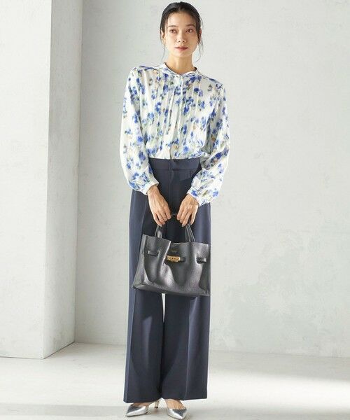 SHIPS / シップス シャツ・ブラウス | 《予約》〈洗濯機可能〉無地 / プリント ピンタック ブラウス（セレモニー対応可） | 詳細18