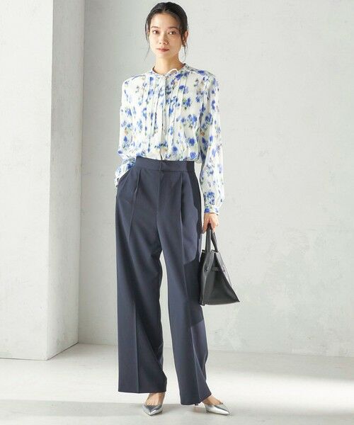 SHIPS / シップス シャツ・ブラウス | 《予約》〈洗濯機可能〉無地 / プリント ピンタック ブラウス（セレモニー対応可） | 詳細19