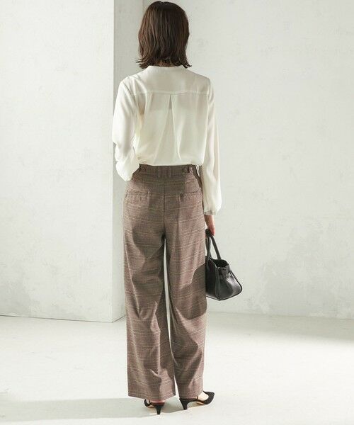 SHIPS / シップス シャツ・ブラウス | 〈手洗い可能〉フロント タイ メロー 長袖 ブラウス | 詳細3