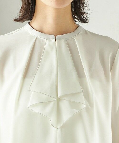 SHIPS / シップス シャツ・ブラウス | 〈手洗い可能〉フロント タイ メロー 長袖 ブラウス | 詳細15