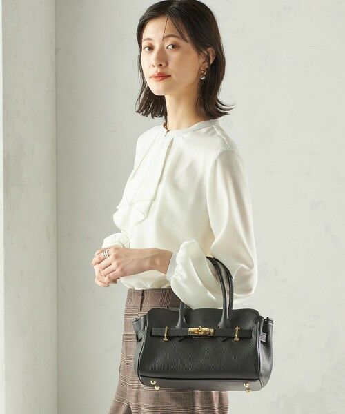 SHIPS / シップス シャツ・ブラウス | 〈手洗い可能〉フロント タイ メロー 長袖 ブラウス | 詳細6