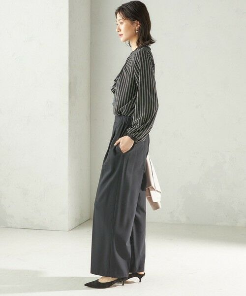 SHIPS / シップス シャツ・ブラウス | 〈手洗い可能〉フロント タイ メロー 長袖 ブラウス | 詳細18