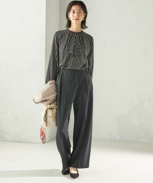 SHIPS / シップス シャツ・ブラウス | 〈手洗い可能〉フロント タイ メロー 長袖 ブラウス | 詳細20