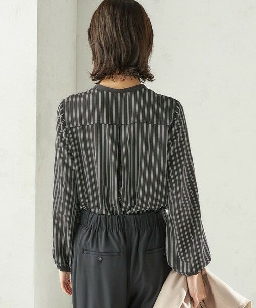 SHIPS / シップス シャツ・ブラウス | 〈手洗い可能〉フロント タイ メロー 長袖 ブラウス | 詳細24