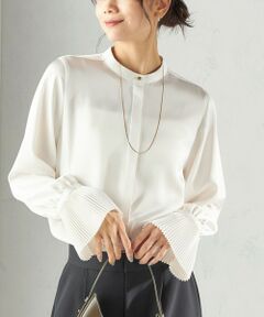 SHIPS / シップス シャツ・ブラウス | 〈手洗い可能〉プリーツ 袖 デザイン ブラウス