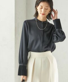 SHIPS / シップス シャツ・ブラウス | 〈手洗い可能〉プリーツ 袖 デザイン ブラウス